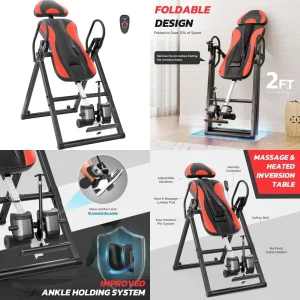 Advanced Inversion Table with Massage and Heat Therapy