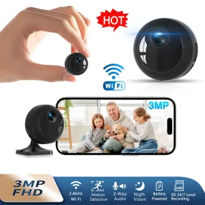 2.4GHz Wi-Fi mini security camera
